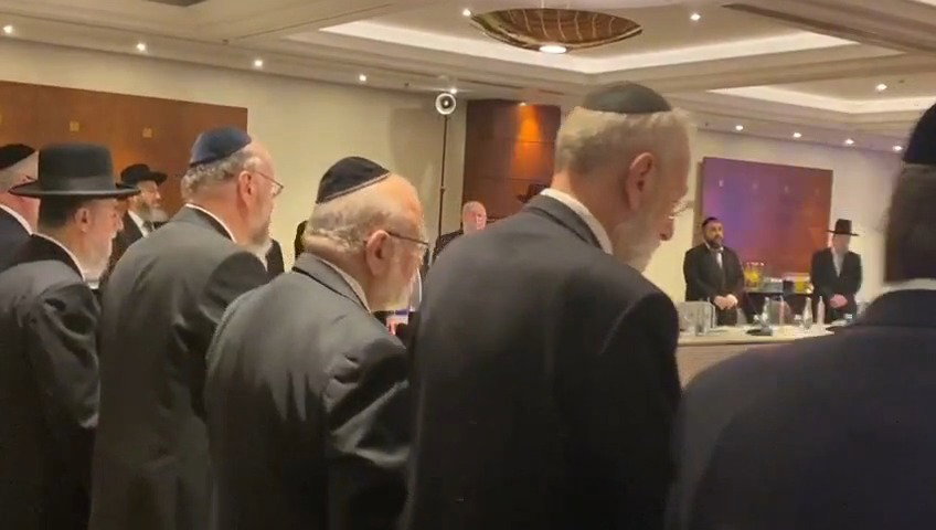 התפילות ודברי ברכה של נשיא הועידה והשר לשירותי דת של ישראל