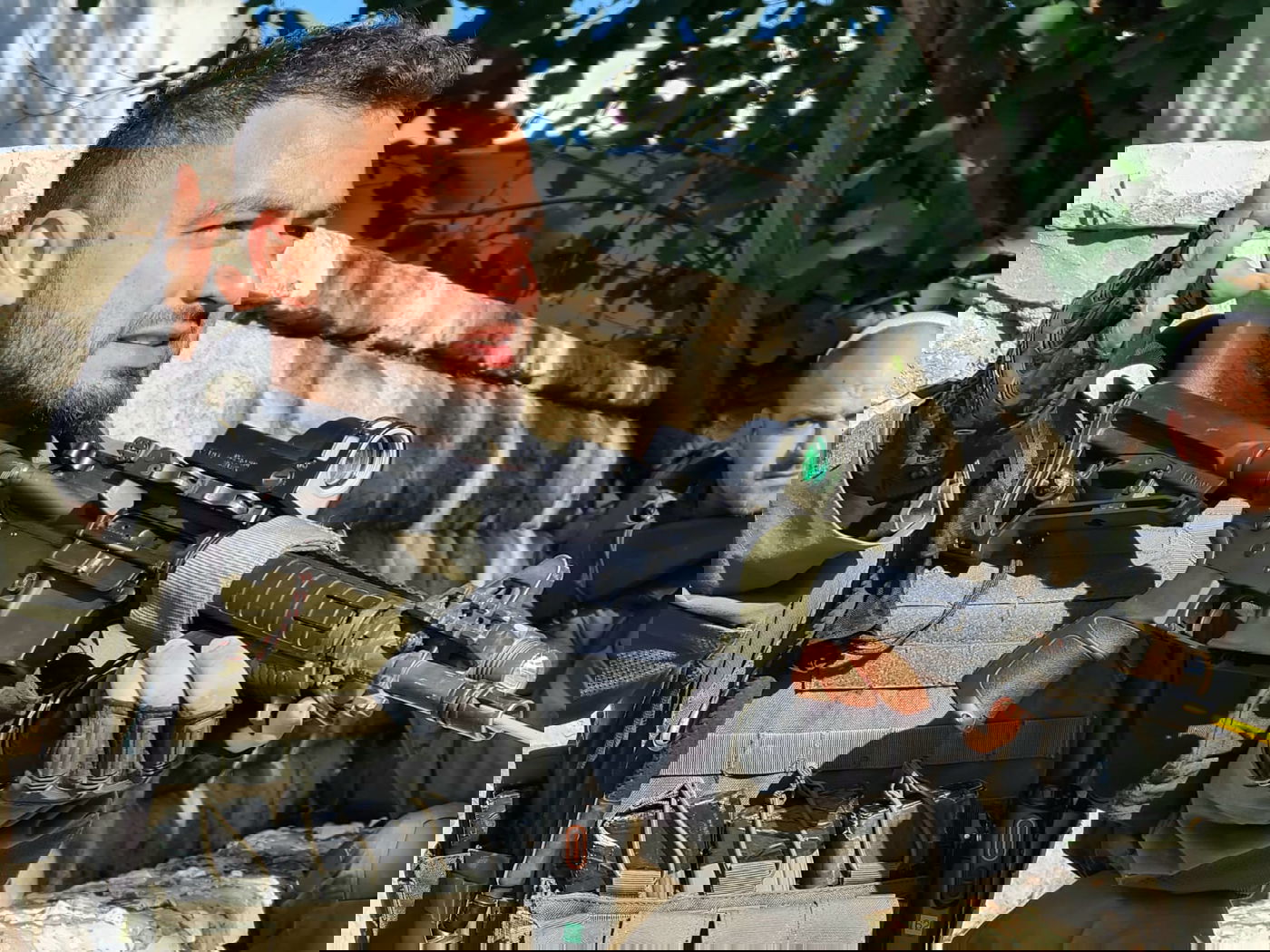 החיילים החרדים בתרגול צבאי ברחבי העיר