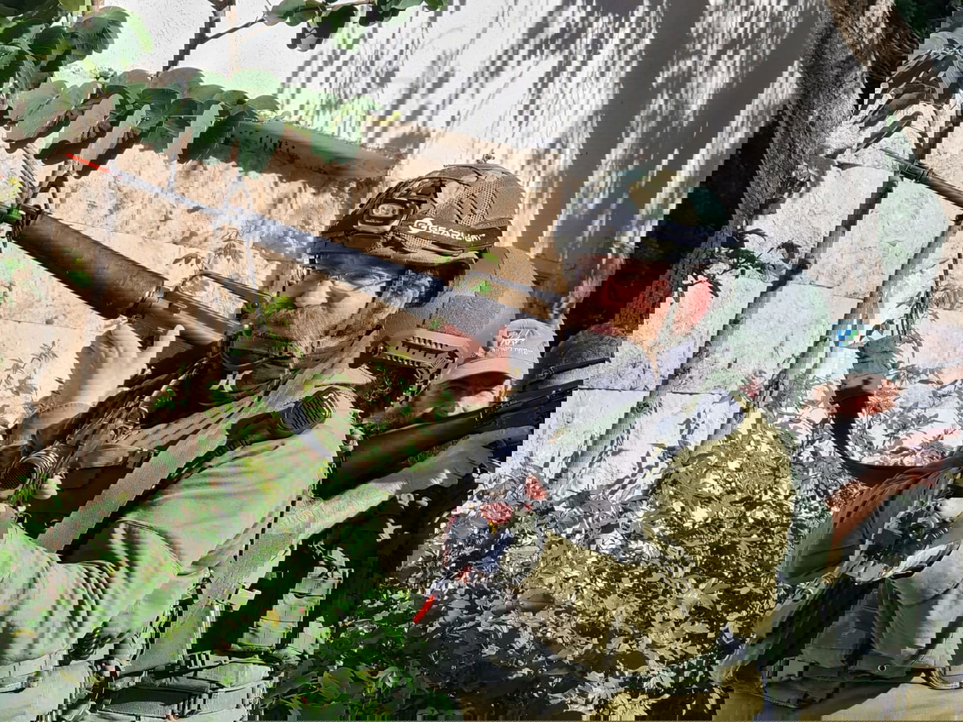 החיילים החרדים בתרגול צבאי ברחבי העיר