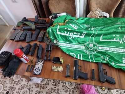 אמצעי הלחימה שהוחרמו הלילה