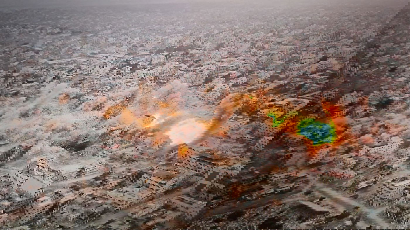 הפיצוץ העז שהרעיד את צפון הרצועה: הושמד 'בור השליטה' של חמאס ברובע הבכירים | צפו