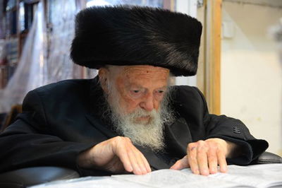 מרן שר התורה עם שטריימל