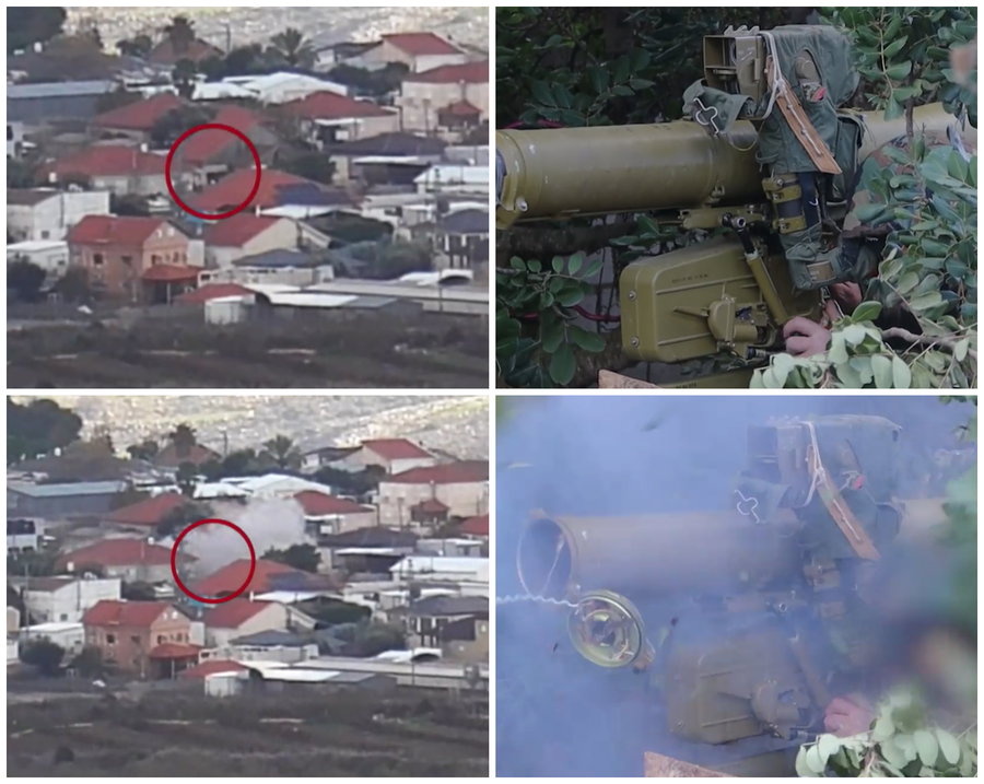 חיזבאללה מפרסם תיעוד: טיל נ"ט ששיגר פוגע פגיעה ישירה