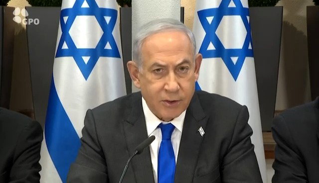 נתניהו בישיבת הממשלה, היום