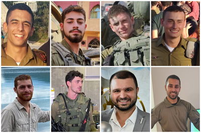 למעלה: סמ״ר דוד בוגדנובסקי, סמ״ר אוראל בשן, סמ״ר גל הרשקו, סמ״ר איתמר שמן | למטה: רס״ר (מיל׳) נדב יששכר פרחי, רס״ר (מיל׳) אליהו מאיר אוחנה, רס״ל (מיל׳) אליסף שושן, רס״ל (מיל׳) אוהד אשור ז"ל