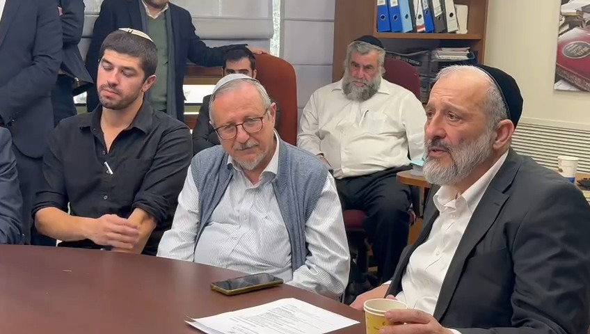 דברי יו"ר ש"ס אריה דרעי בישיבת הסיעה