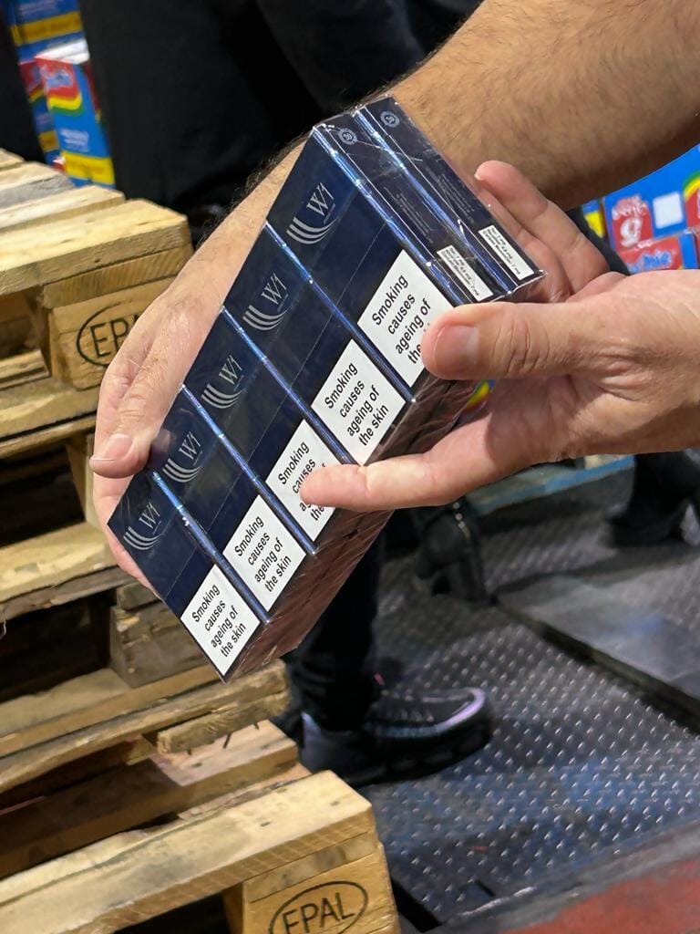 סיגריות שנתפסו במכס | ארכיון