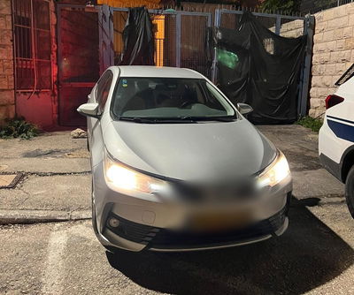 הרכב שנתפס הלילה