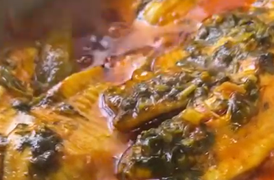 דג מושט מבושל