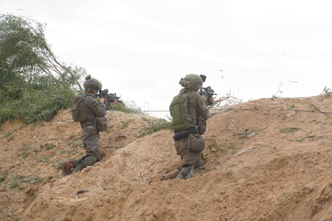 כלי טיס זיהה מחבל מכוון RPG על הכוחות, טנקים חיסלו אותו