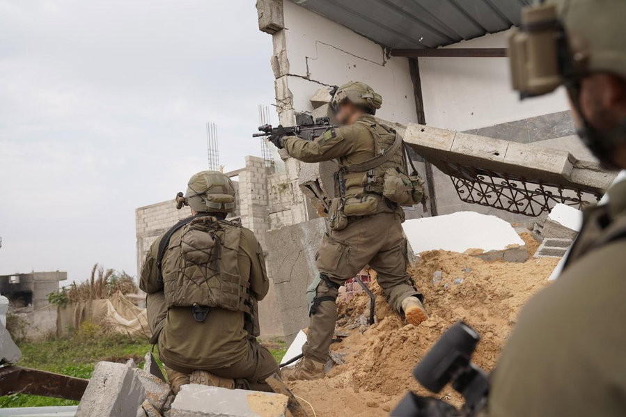 כלי טיס זיהה מחבל מכוון RPG על הכוחות, טנקים חיסלו אותו