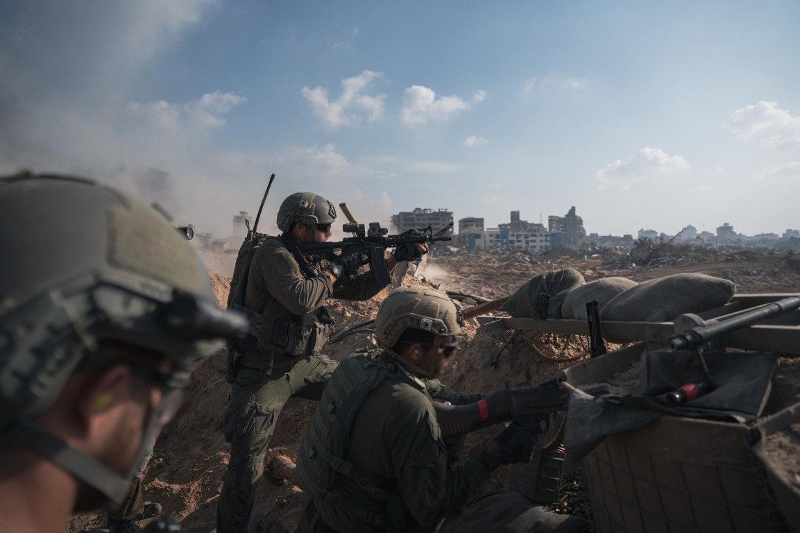 כלי טיס זיהה מחבל מכוון RPG על הכוחות, טנקים חיסלו אותו