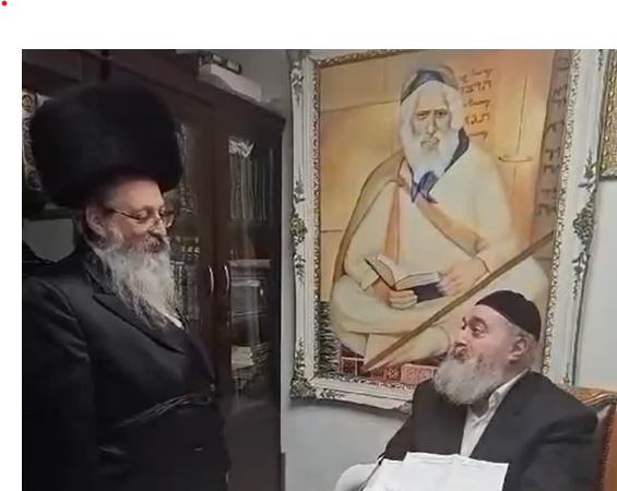 הנציג החסידי עם האדמו"ר