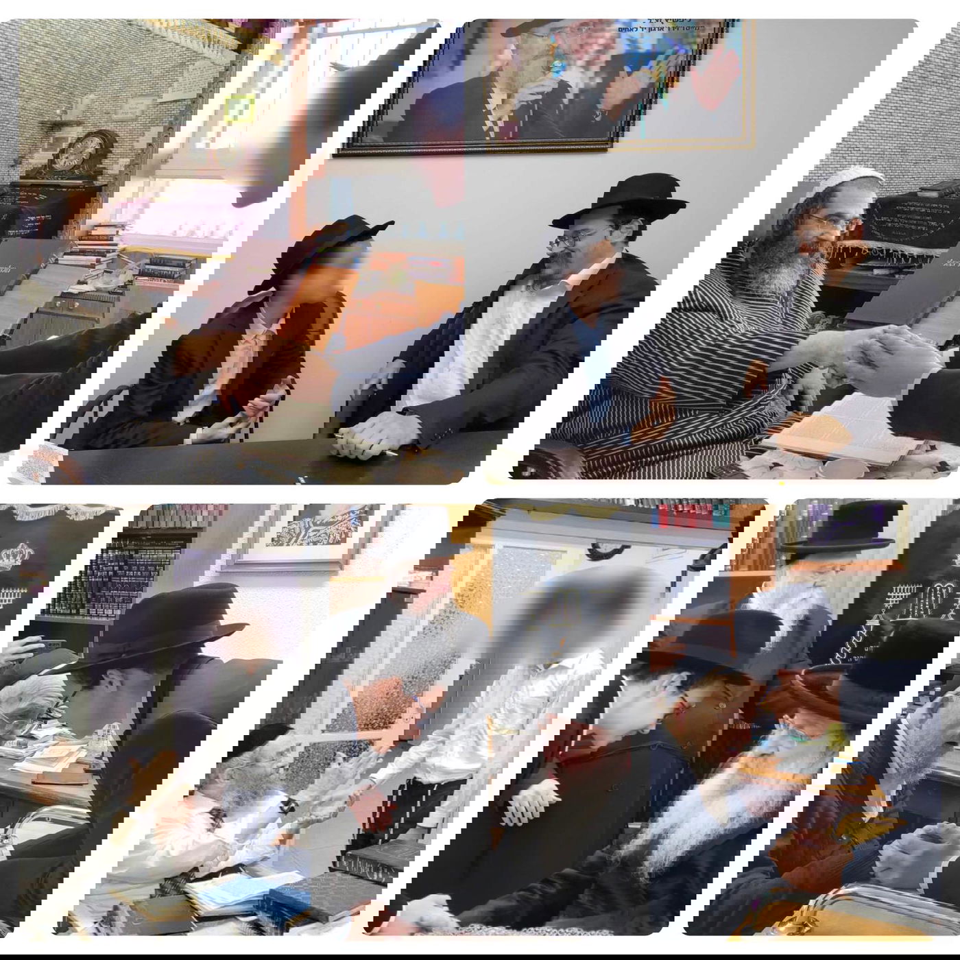 הנער ששב לעם ישראל התברך במעונם של גדולי ישראל לרגל בר המצווה