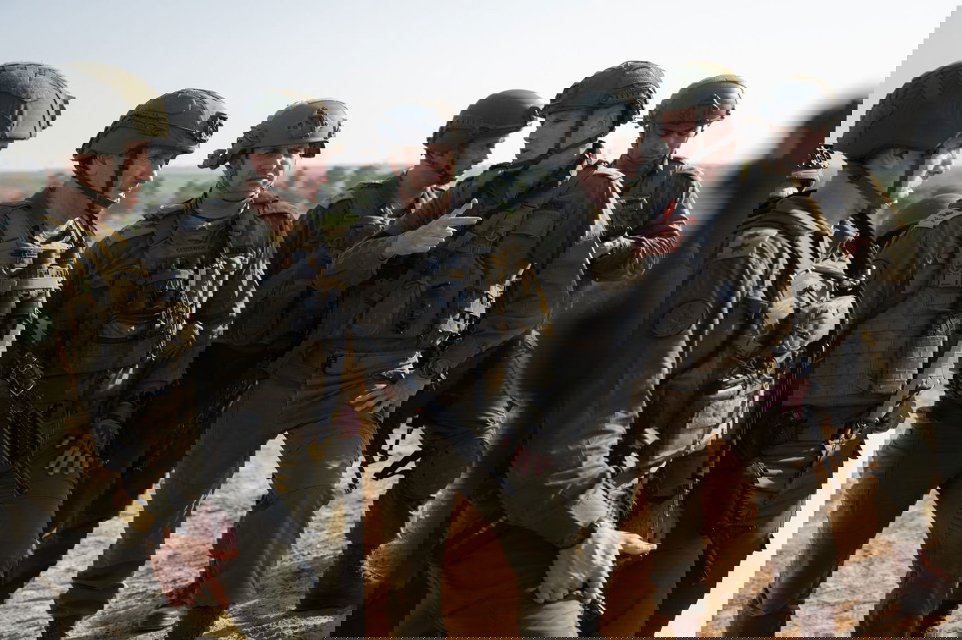 סיור הרמטכ״ל עם מפקד אוגדת עזה בגבול ובתוך הרצועה