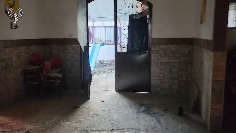 איתור תשתיות טרור בגן הילדים של צוות קרב חטיבה 14