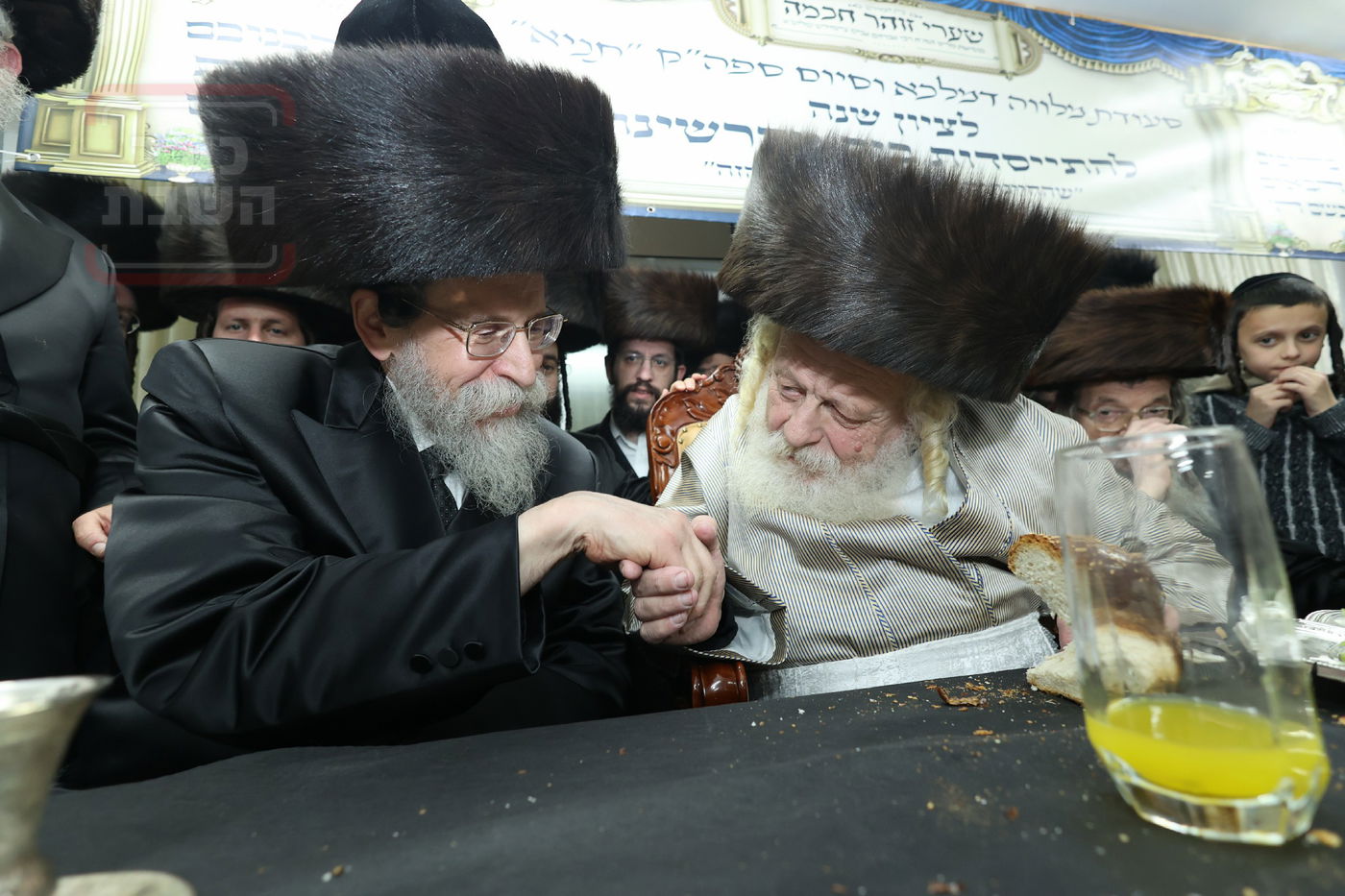 מלווה מלכה וסיום 'תניא' אצל המקובל הגה"צ רבי אביש ציינווירט 