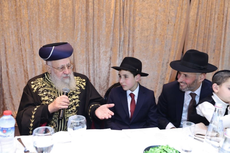 גלריה מרהיבה: כל ה-'מי ומי' בבר המצווה של בנו של השר