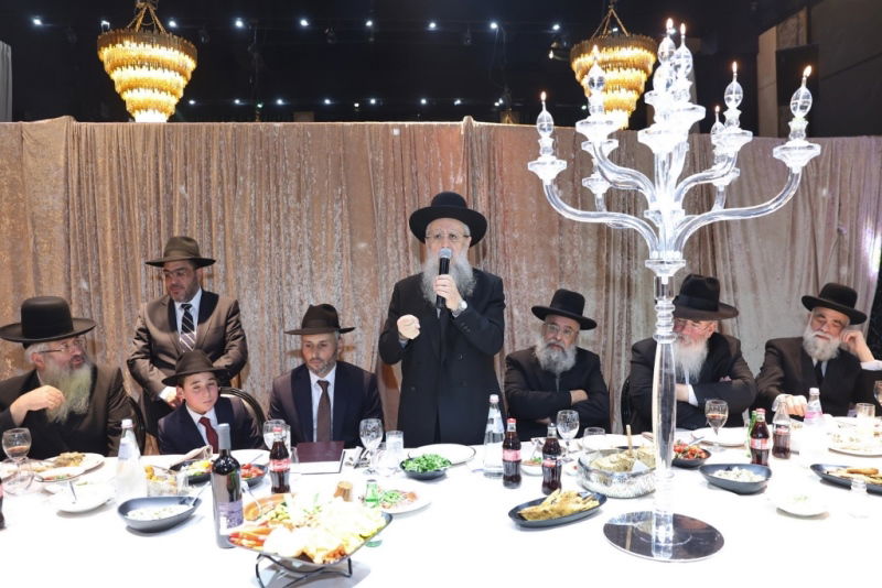 גלריה מרהיבה: כל ה-'מי ומי' בבר המצווה של בנו של השר