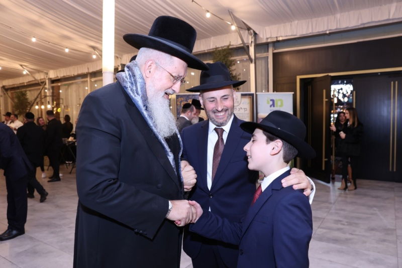 גלריה מרהיבה: כל ה-'מי ומי' בבר המצווה של בנו של השר