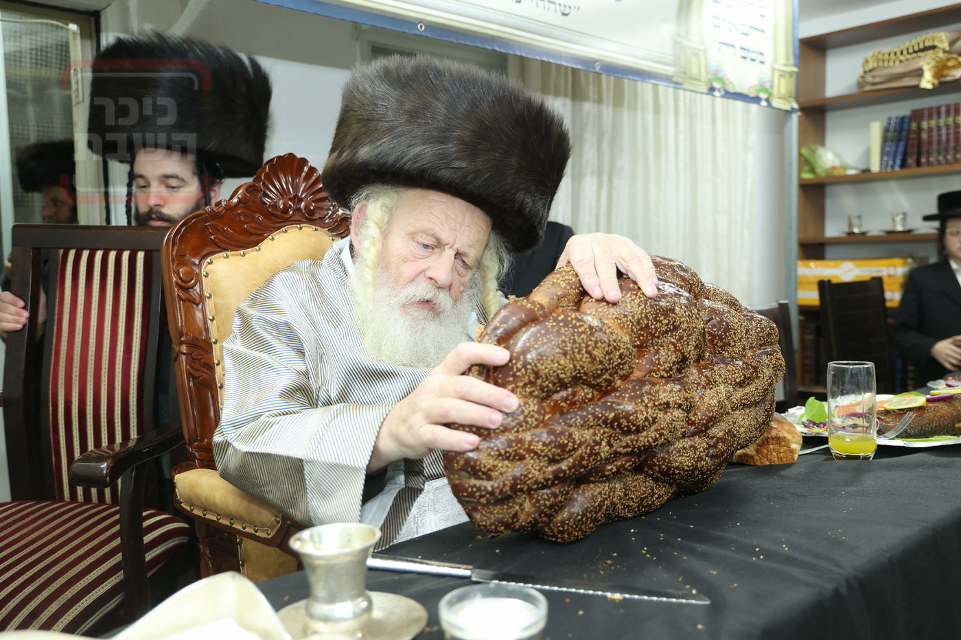 מלווה מלכה וסיום 'תניא' אצל המקובל הגה"צ רבי אביש ציינווירט 