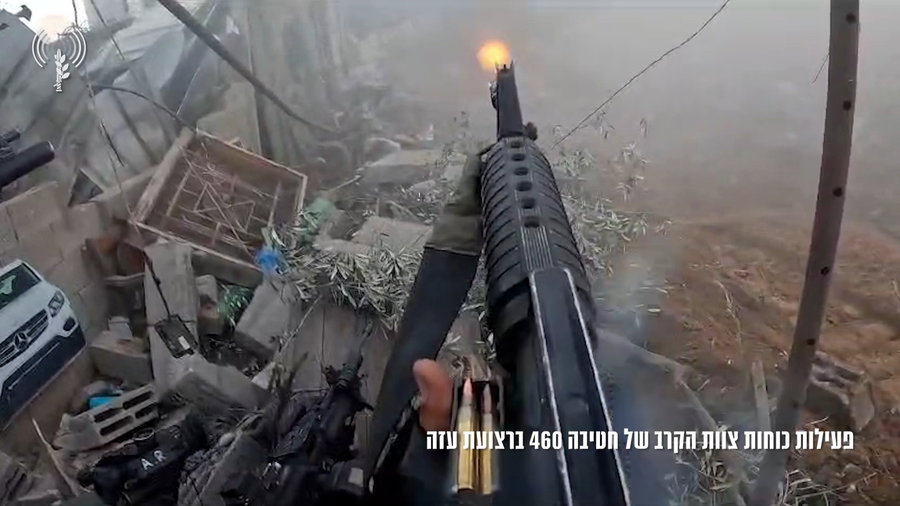 תיעוד מפעילות צוות הקרב של חטיבה 460 במרחב דרג׳ תופאח