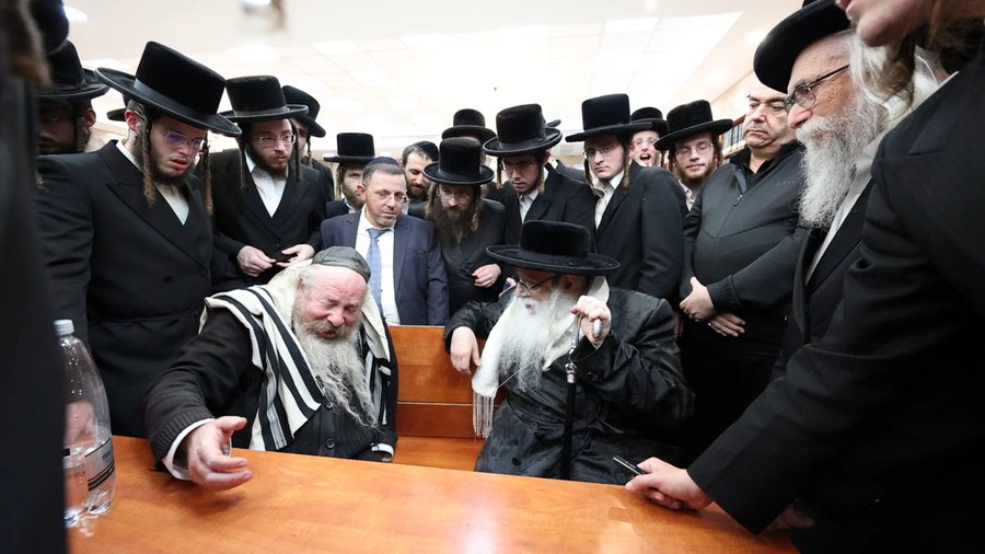 הפגישה של האדמו"ר מצאנז עם המקובל רבי יעקב אדס