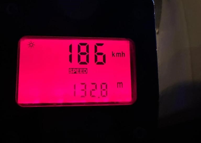 בן 22 מראש העין נהג במהירות 186 קמ"ש - ללא רישיון