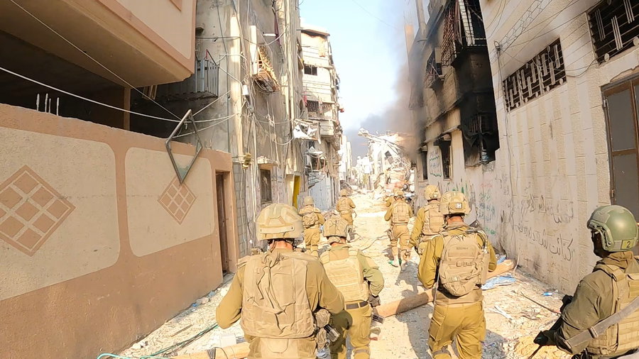 פעילות הכוחות ברצועת עזה