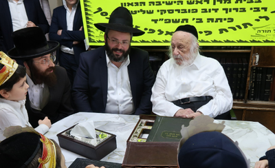 הגרב"ד פוברסקי הפתיע את מנהל החיידר: "מקנא בך" | צפו