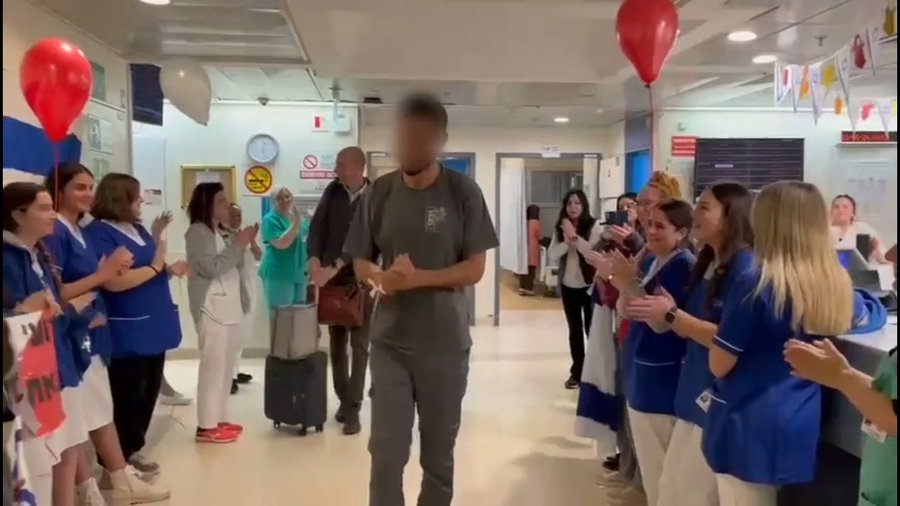 השחרור של ר' מבית החולים
