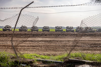 טנקים בגבול עזה