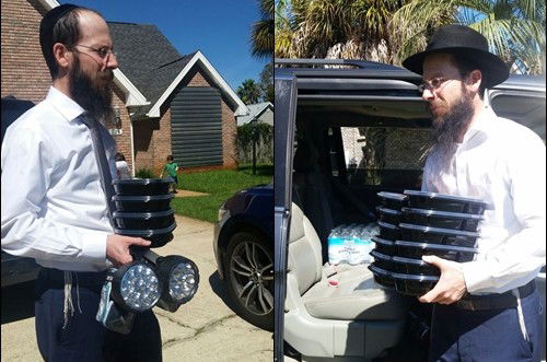 הרב שייע בחלוקת אוכל כשר