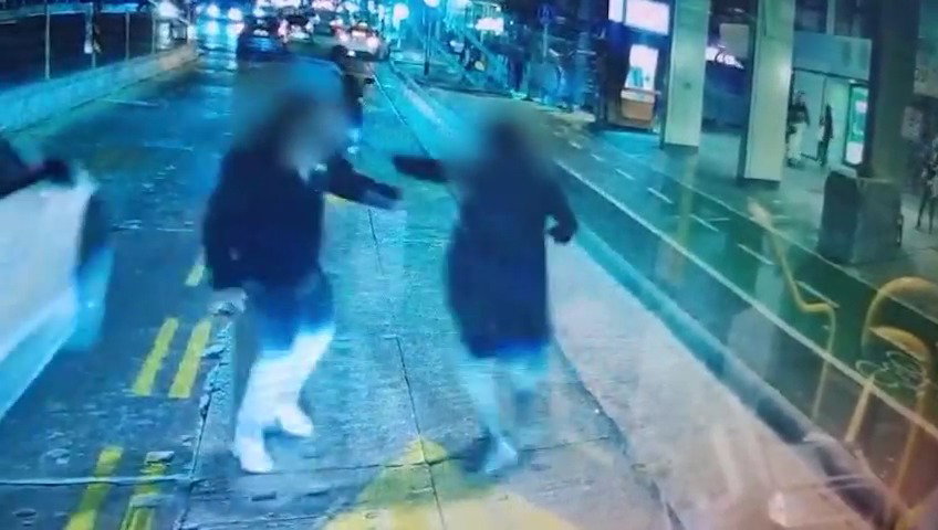 תיעוד תקיפת הנהג