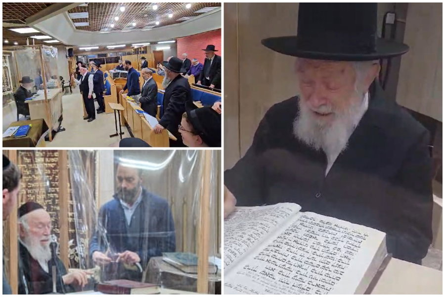 הגר"י זילברשטיין הפסיק את השיעור באמצע - וחיזק ועודד את משפחת החטוף • צפו