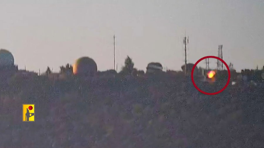 התיעוד של חיזבאללה מתקיפת הבסיס הצבאי