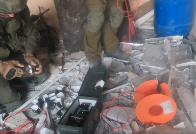 כך הושמדו פירי מנהרות שהתגלו בצפון שג'עייה | צפו בתיעוד