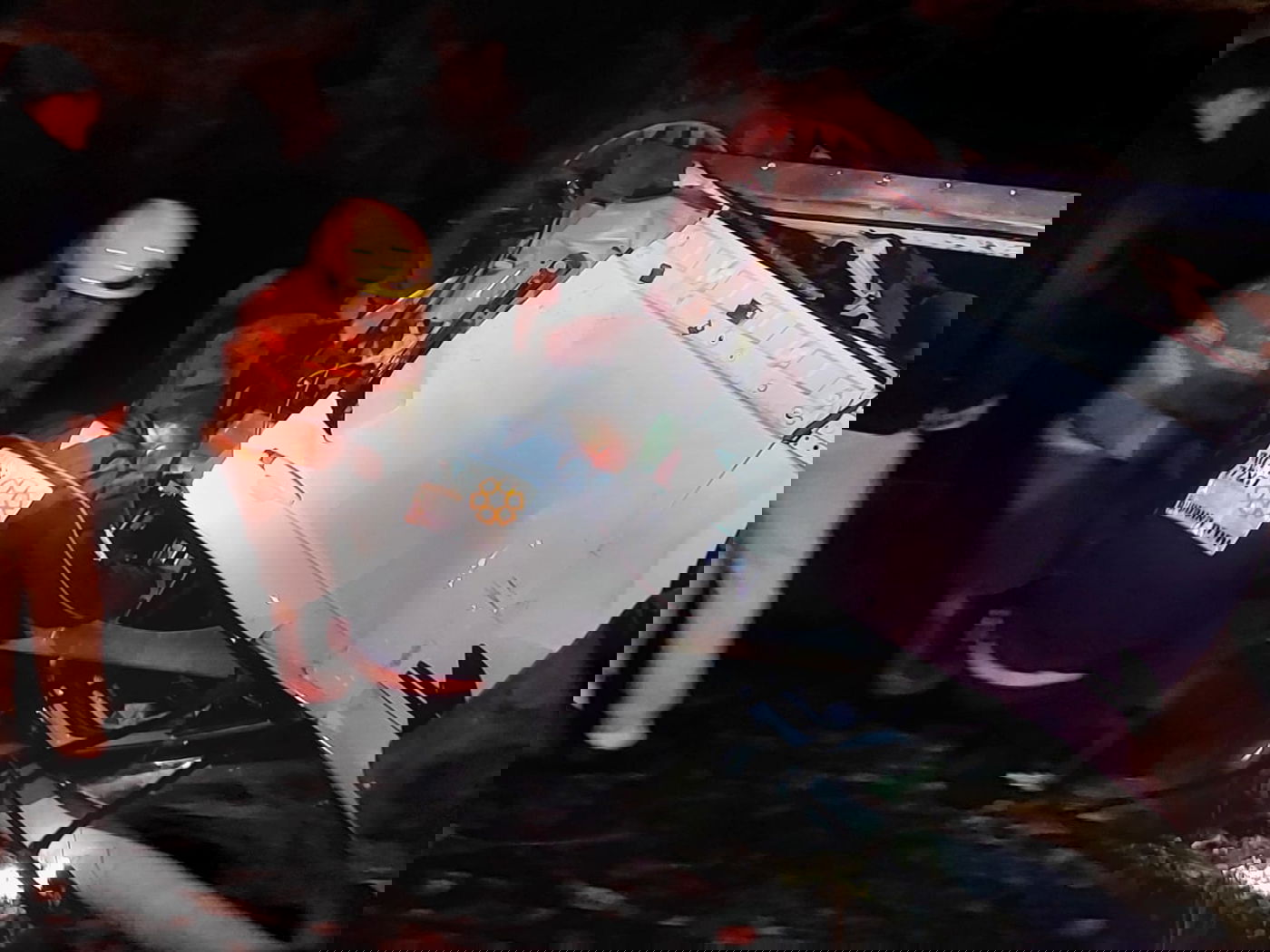 זירת התאונה בצפון