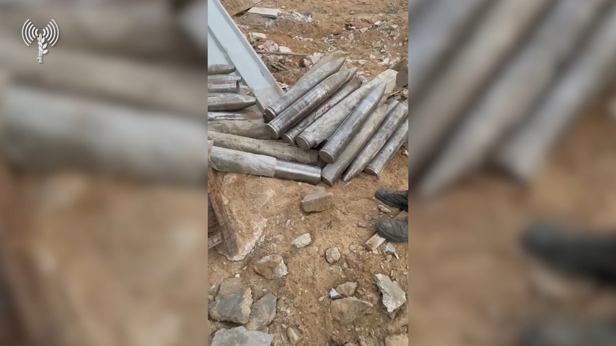 תפיסת אמל"ח  של חמאס ברצועת עזה