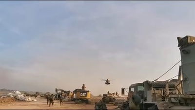 פינוי הפצועים בתקרית אמש