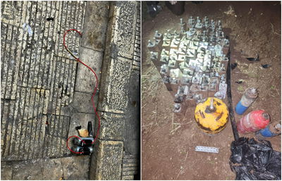 מטעני החבלה שאותרו הלילה