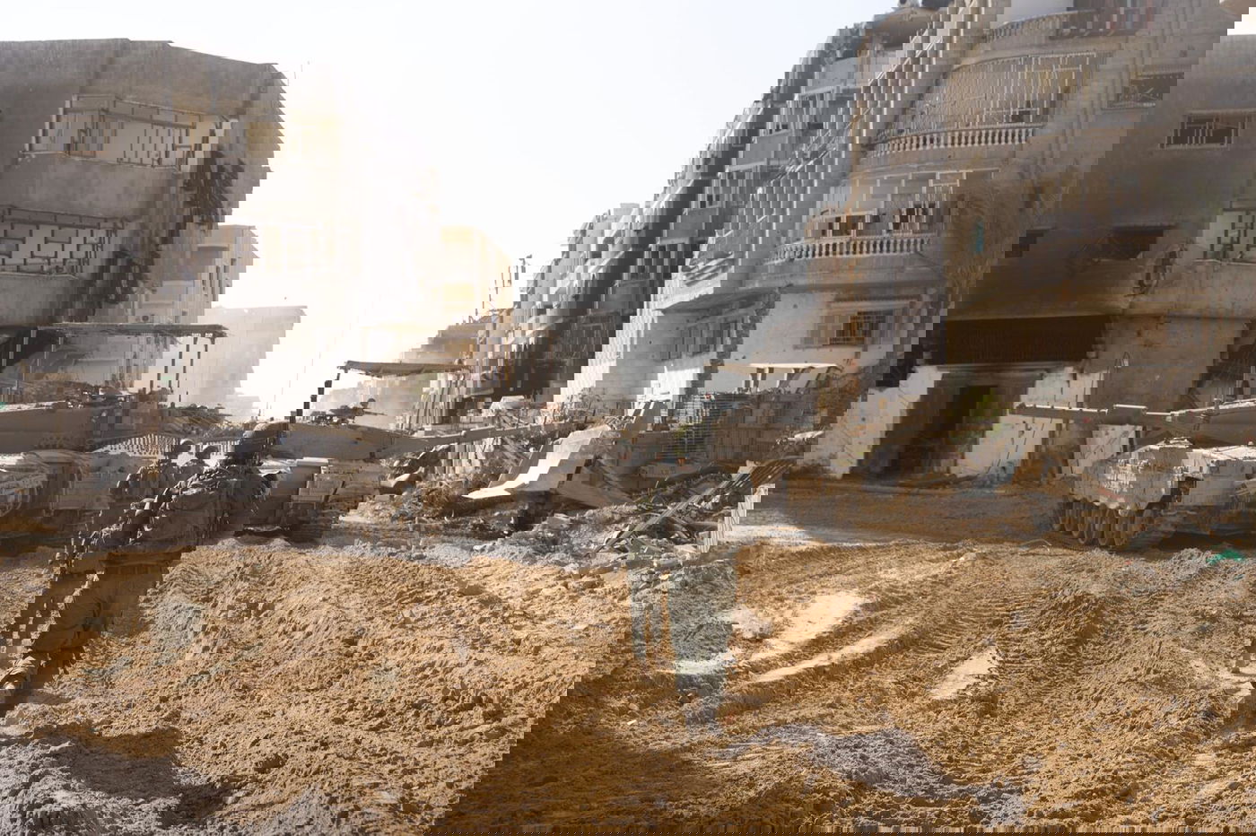 פעילות הכוחות בשטח הרצועה