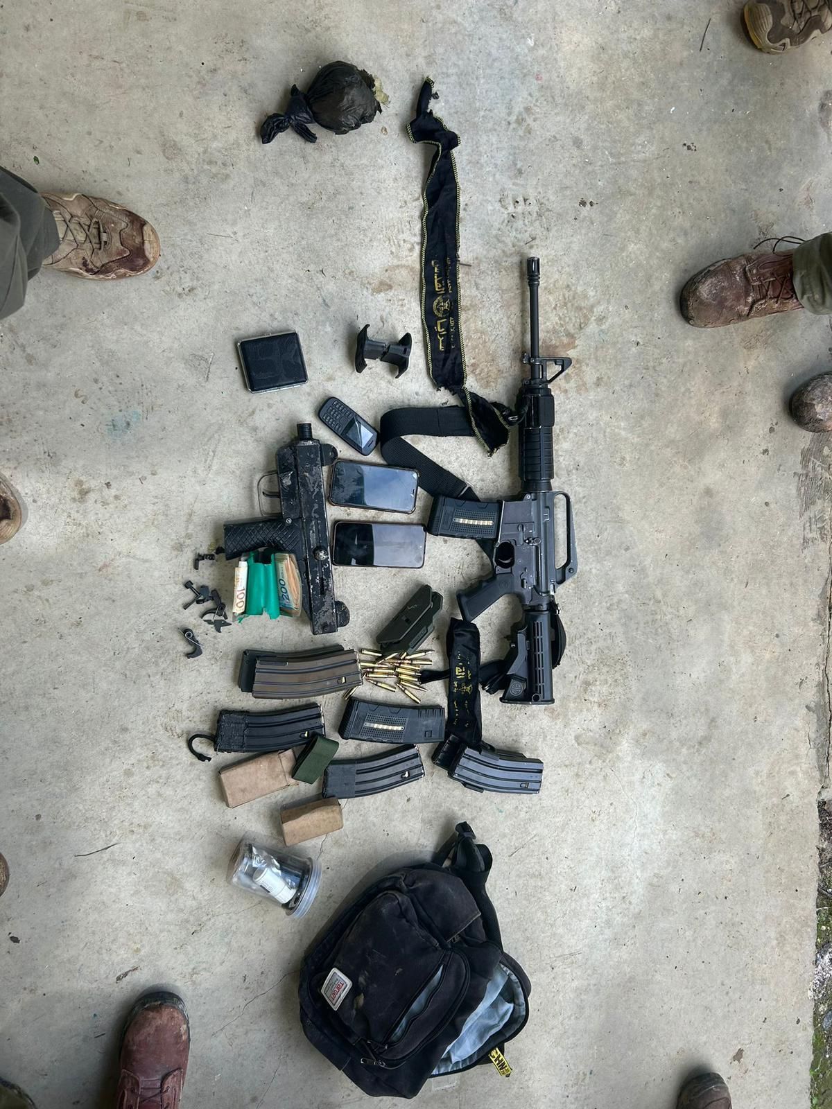 התחמושת שנמצאה בפעילות