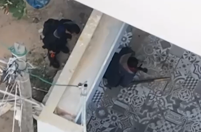 מחבלים נמלטו למפקדה של חמאס; כלי טייס חיסל אותם | צפו