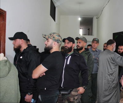 ח׳ליל חראז, מוביל פעילות חמאס באירופה, בניחום אבלים