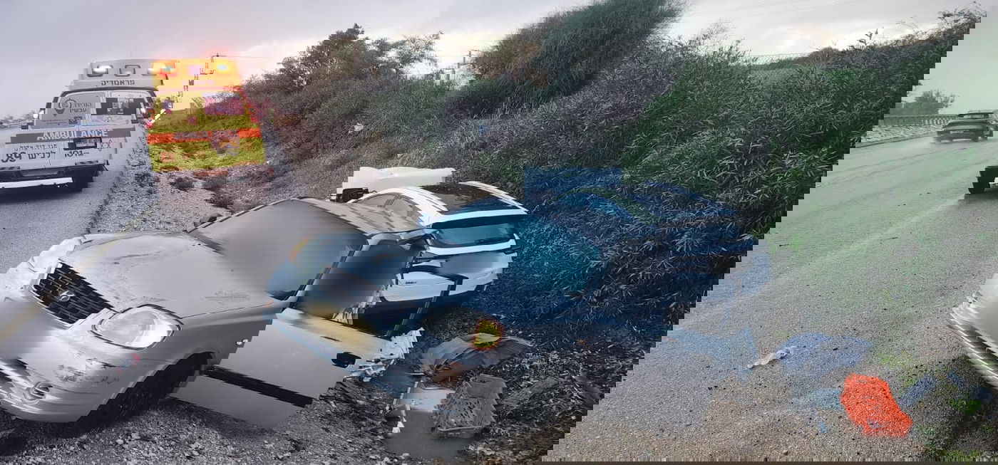 התאונה בכביש 34 סמוך לצומת ארז