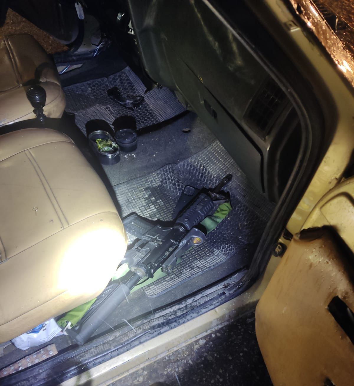 הנשק שנמצא בעיר שכם שבחטיבת שומרון