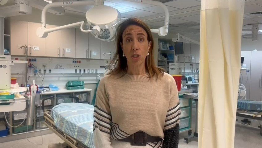 ד"ר לנה קורן פלדמן מנהלת בית החולים בילינסון מעדכנת