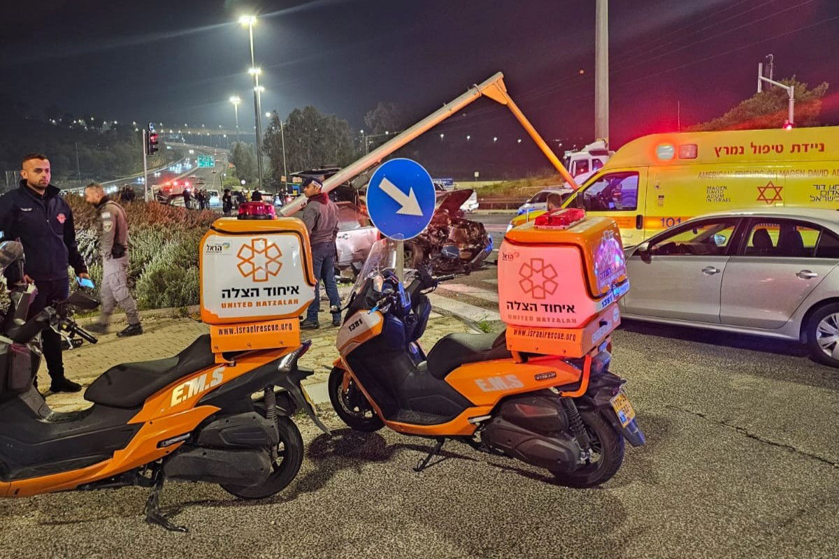 הזירה הקשה במחלף המוביל