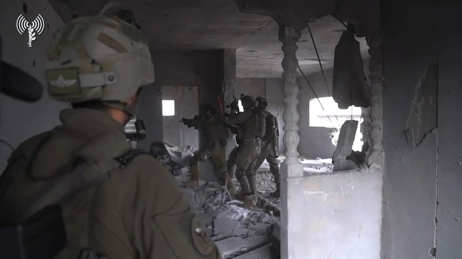 פעילות צוות הקרב של עוצבת הקומנדו במרחב חאן יונס